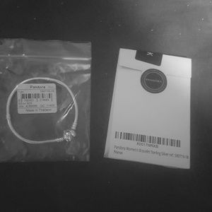 Sterling silver Pandora heart bracelet